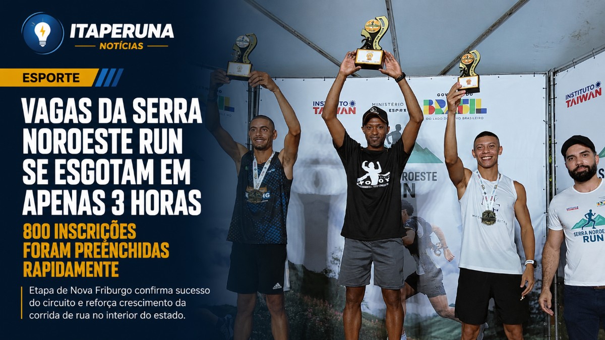 Vagas da Serra Noroeste Run se esgotam em apenas três horas e confirmam sucesso da etapa de Nova Friburgo