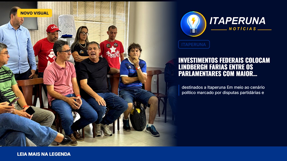 Investimentos federais colocam Lindbergh Farias entre os parlamentares com maior volume de recursos